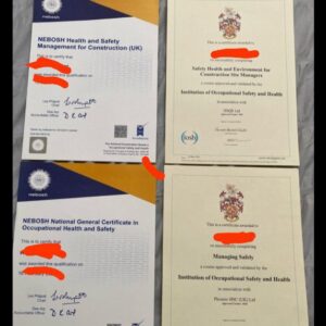 NEBOSH CERTIFICATES